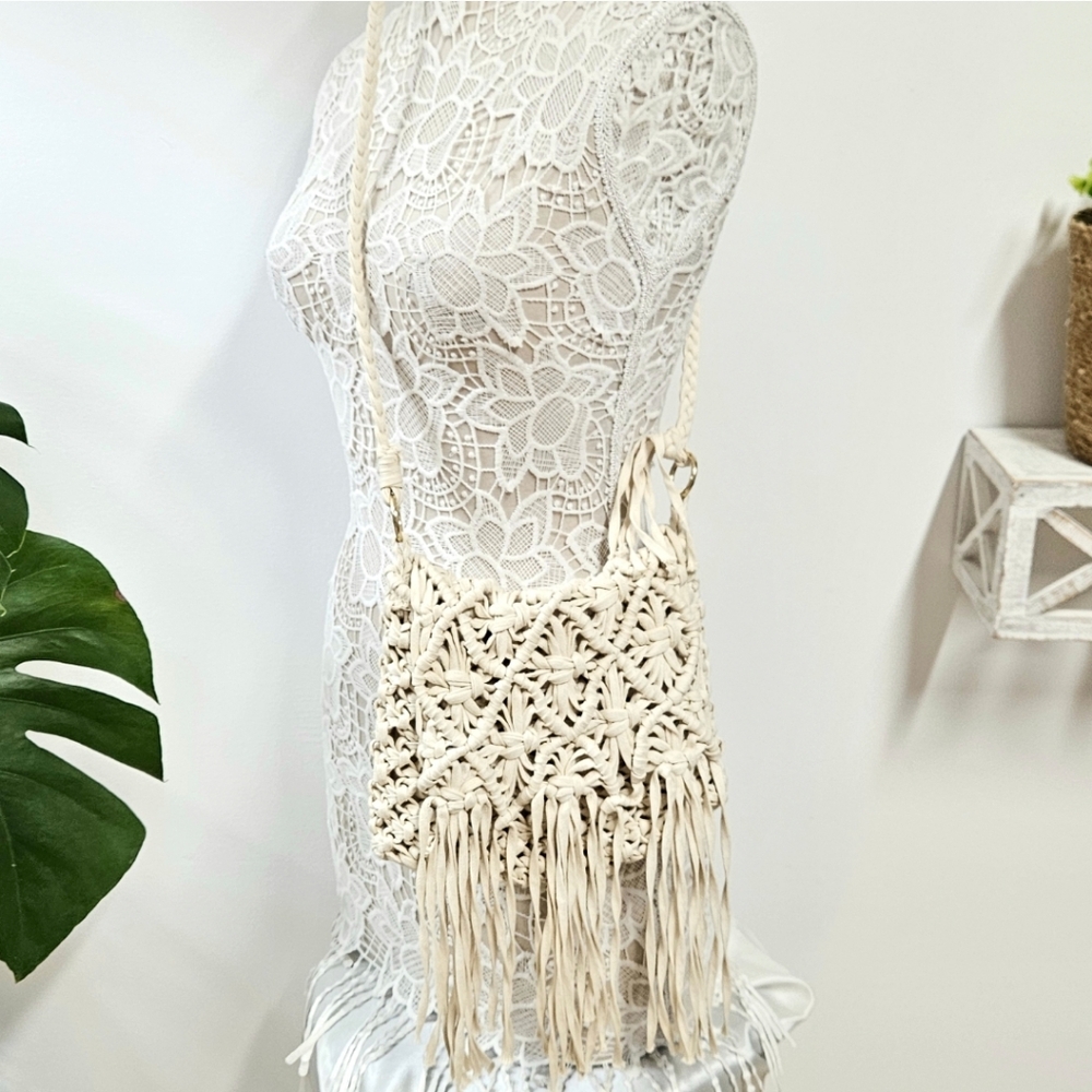 Macrame Crossbody Bag - Picture 16 of 17